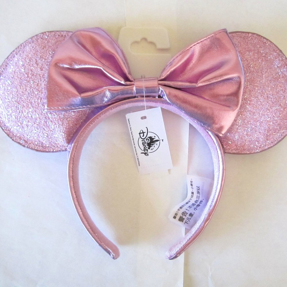 Disney Park Lilac Lavender Minnie Mouse Ears Headbands Hats, NEW